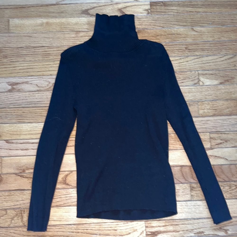 Black turtle neck